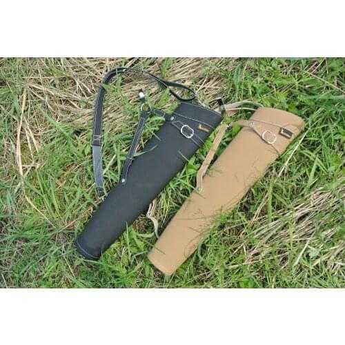 Arrow Quiver Black/Yellow Color Shoulder-back Design Made For Outdoor Archery Hunting Shooting