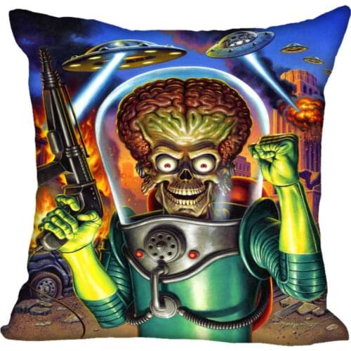 Hot Sale Custom Mars Attacks! Pillowcase 40x40cm 45x45cm 60x60cm(Two Sides) dakimakura Home Hot Pillow Cases