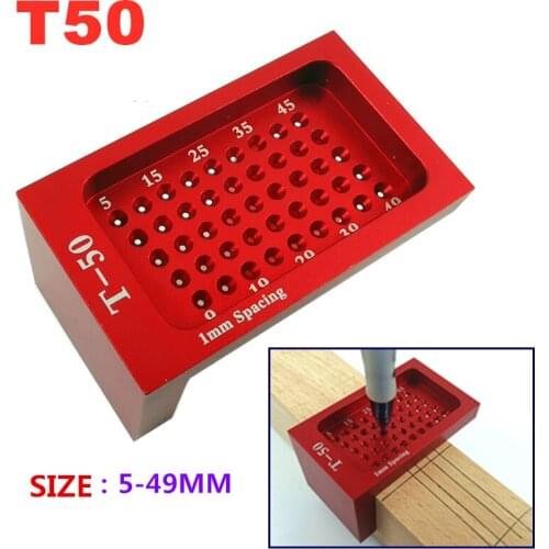 T50/60 Woodworking Line Ruler Hole Scribing Gauge Crossed-out Measuring Tool Precision Squares Triangle Ruler T50 Scribe