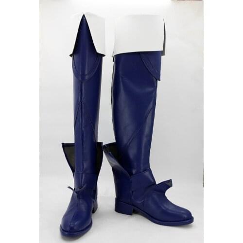 Lucina Shoes Cosplay Fire Emblem: Awakening Lucina Cosplay Boots Blue Shoes Custom Made Any Size