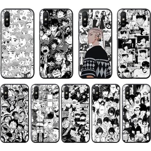Fashion cartoon boy for Xiaomi Redmi 10X Pro 5G 9A 9I 9T 9 GO K40 K30 K20 Ultra 8 7 6 5 4X Pro Soft Black Phone Case