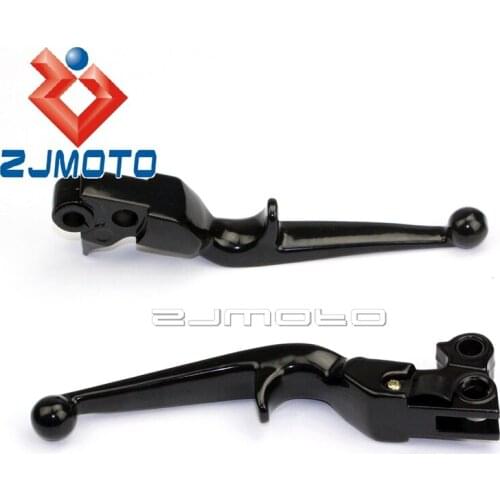 Motorcycle Black Hand Lever Clutch Brake Lever For Harley Sportster XL883 XL1200 1996-2003 FLHR Road King Touring 1996-2007