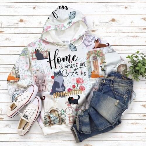 Hot Sale Men Clothing Usa Size Oversized Hoodie Anime Printing Beach Dog Hooded Long Sleeve Streetwear