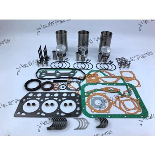K3D Overhaul Repair Kit With Piston Ring Full Gasket Set Bearing Valves For Mitsubishi Engine Parts