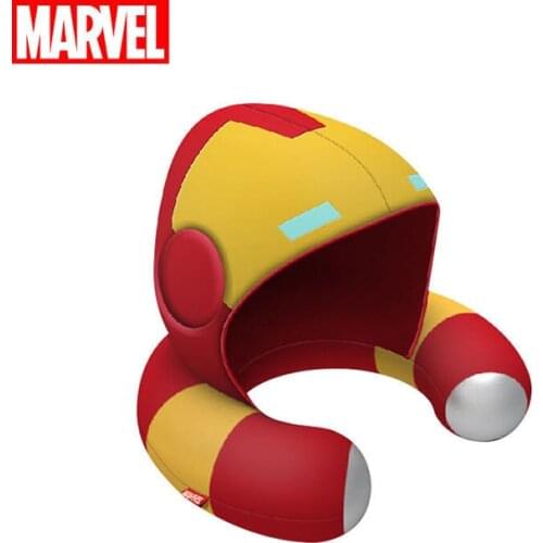 Disney Marvel Iron Man Neck Pillow Neck U-shaped Pillow Cervical Pillow Travel Cute Napping Neck Pillow Toy