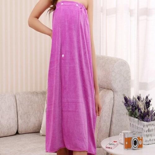 Drop ship sexy Wearable Tube Top Bath Skirt Absorbent Bath Towel Beach Spa Bathrobes Microfiber Fast Drying Sauna Clothes