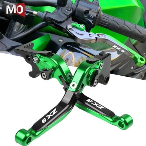 ZX9 Motorcycle Accessories Extendable Adjustable Folding CNC Handle bar Brake Clutch Levers For KAWASAKI ZX9 1994-1997 1996 1995