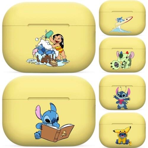 Stitch nice Silicone Case For AirPods Pro 3 Case Cover Coque Wireless Bluetooth Headphones Cover On AirPods Pro Funda comic