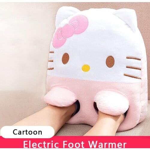 12V Smart Winter Electric Foot Warmer Hand Heater Heating Pad Cushion Cute Cartoon Indoor Keep Slipper Shoes Feet Warm Pad