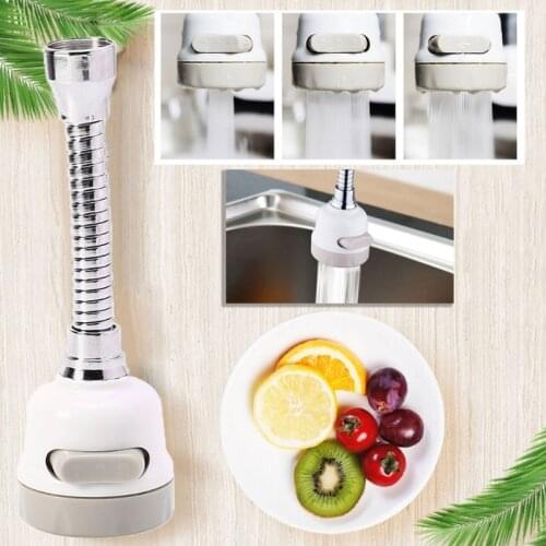 360 degree Rotatable Kitchen Faucet Bubbler Shower Filter Extension Water Nozzle Spray Hose Tool