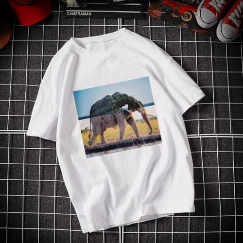 Women Graphic Cute Summer Spring 90s Style Casual Fashion Aesthetic Animal and human Print Female Clothes Tops Tees Tshirt