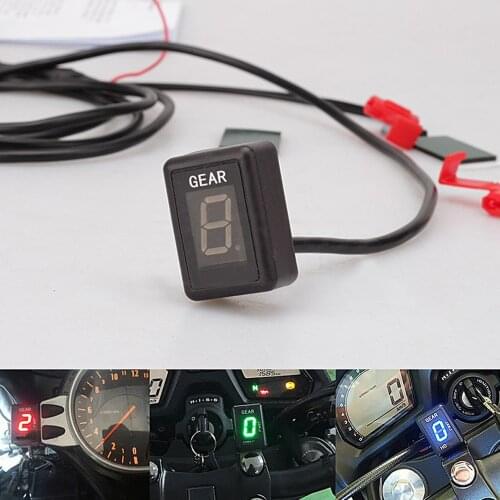 Motorcycle LCD Electronics 1-6 Level Gear Indicator Digital Gear Meter Accessories For KTM 990 Adventure SM SuperDuke SMT NO ABS