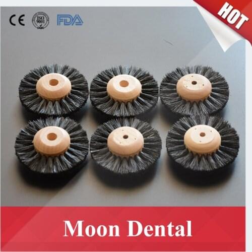 20pcs/lot Dental Lab Polishing Material Dental Soft Rotary Polishing Hairbrush Wheels for Dental Polishing and Cleaning