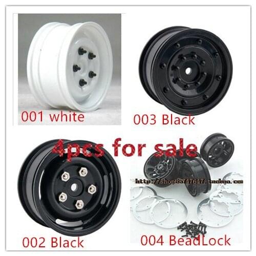 4 TYPES OF WHEELS/RIMS 1.9" HEX 12MM For 1/10 RC AXIAL SCX10 Cherokee LC80 Toyota RC8WD Defender D90 D110 Cross PG4 4X4 Crawler