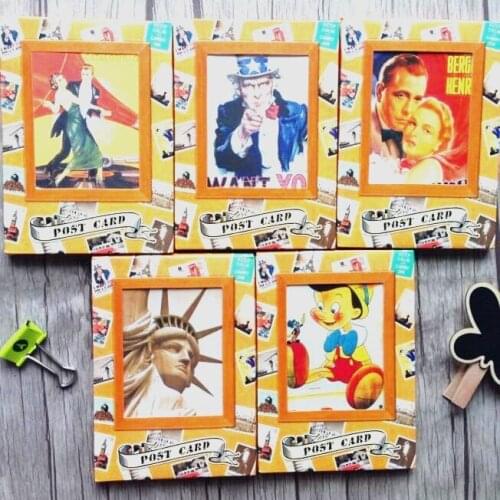 5 packs/lot Vintage Business card set Greeting Card Postcards Birthday Business Gift Card Set Message Card wholesale