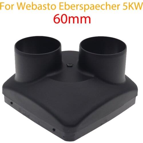 60mm 5KW Air Two Outlet Vent Cover For Air Diesel Parking Heater Parts For Webasto Eberspaecher Heater For Car Truck Bus Caravan