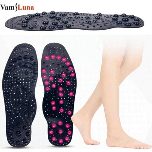 68pcs Magnet Magnetic Massage Insole Foot Acupressure Shoe Pads Therapy Slimming Insoles for Weight Loss man women
