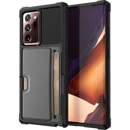 For Samsung Note 20 Ultra Case Anti-knock Magnetic leather phone case with card pocket for Note 20