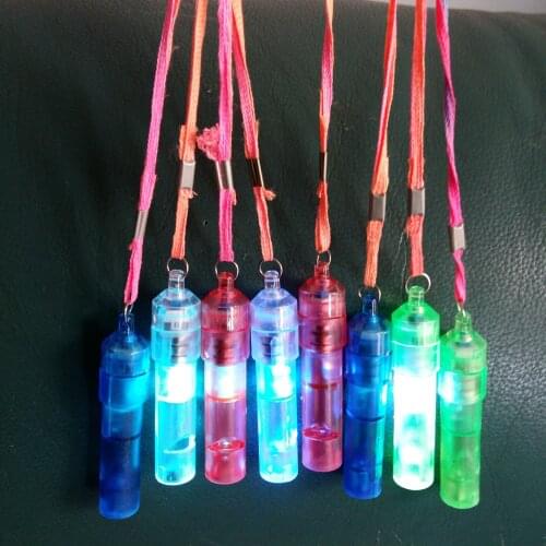 Colorful Flashing LED Whistle Signal Lamp Childrens Toys Singing New Year christmas party Ball Available Performance Props