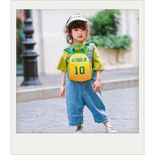 Korean childrens bag 2020 summer new Kids small backpack cute football backpack boys and girls student bag mini backpack