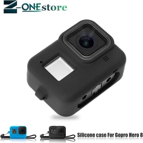 For GoPro Hero 8 Black Accessories Soft Silicone Protection Case Skin Cover for Go Pro Hero8 Edition Action Camera Accessories
