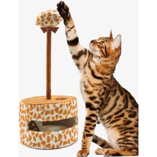 Cat Toy Animal Shape Interactive Pet Dog Kitten Interactive Training Cat Toys Tumbler Design Sound Ball