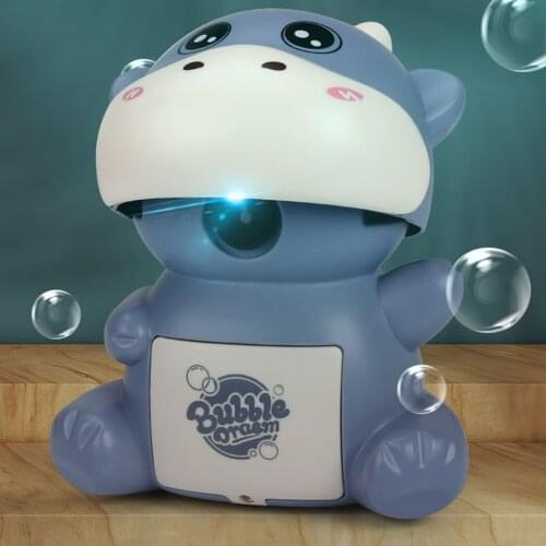 Bubble Machine Handheld Electric Lovely Cow Bubble Maker Automatic Soap Water Bubble Machine For Children Toddlers Indoor