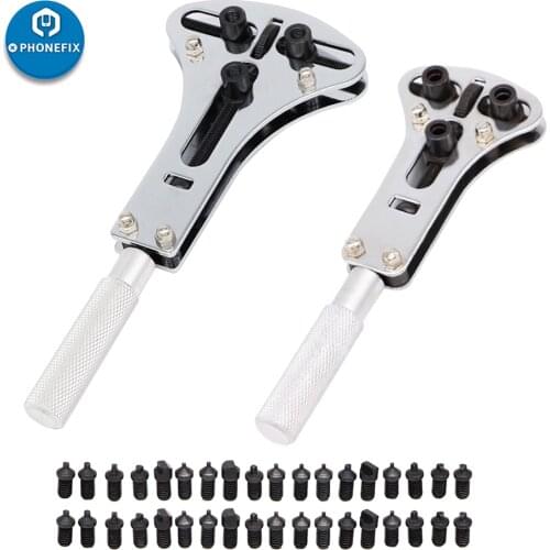 Watch Tool Kit Waterproof Screw Adjustable Back Case Opener Remover Wrench Wrist Repair Back Cover Opener Watchmaker Tools