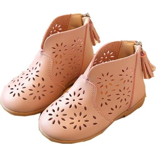 New 2020 kids Girls summer Sandals Boots for Girls flowers baby boy princess Shoes