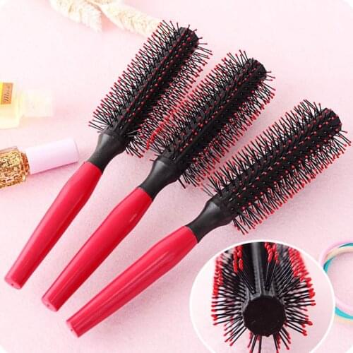 1pcs Women Round Hair Care Brush Hairbrush Salon Styling Curling Dressing Comb A8D3