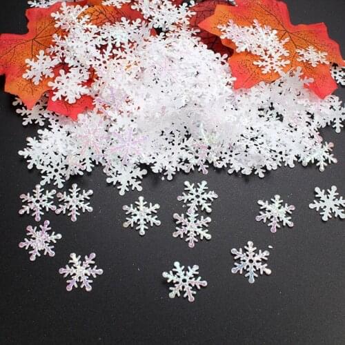 Christmas Tree Artificial Snowflakes Decorations DIY Scrapbook Crafts Winter Theme Wedding Party Xmas New Year Home Decor