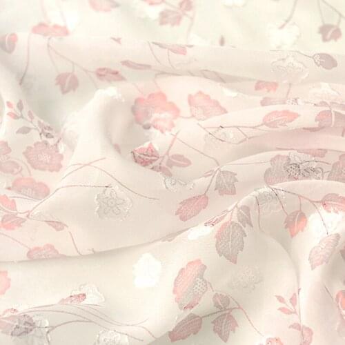 Floral Chiffon Fabric printed polyester chiffon fabric for Dress suspender skirt pajamas top fabric