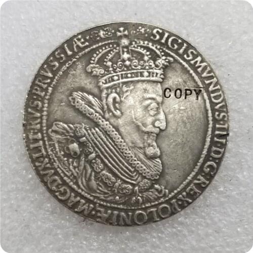 Poland contemporary medaille of Sigismund III Vasa Danzig COPY commemorative coins-replica coins medal coins collectibles