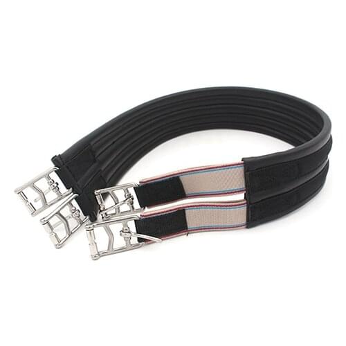 Aoud Horse Halter Horse Riding Equipment Girth Leather Horse Racing Dressage Equestrian Stainless Steel Buckle Horse Girth