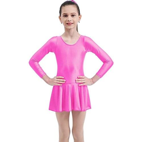 SPEERISE Ballet Dance Dress for gilrs Leotard with skirts Kids Ballerina Gymnastics Tutu Stage Class Professional Costumes