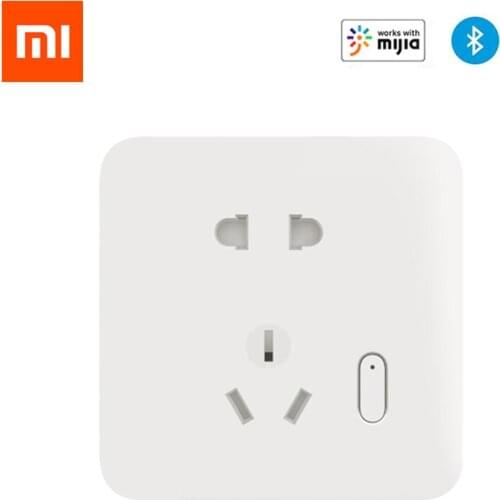 Xiaomi Mijia Smart Wall Socket Wireless Wall Outlet Wall Switch Bluetooth Mesh Connection Socket Work For Mijia Mi Home APP