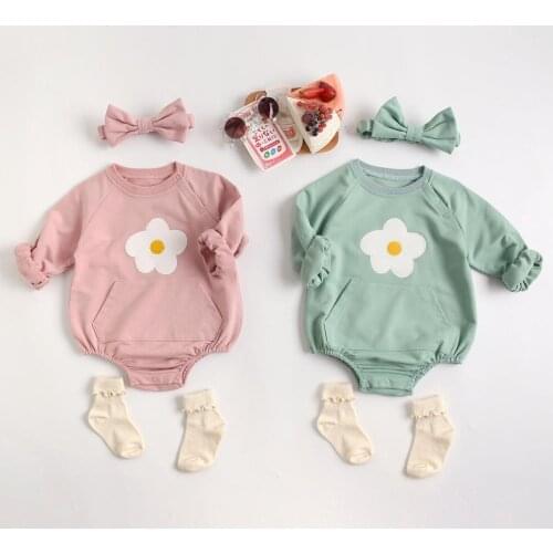 Spring and autumn baby jumpsuit 100% cotton newborn clothes cartoon baby girl clothes winter warm briefs romper baby Bodysuits