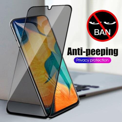 Anti Spy Peep Tempered Glass For Huawei P40 P30 Mate 10 Lite P20 Pro Nova 7i 5T Honor 9A 8X 8A 10i 20 9X Lite Screen Protector