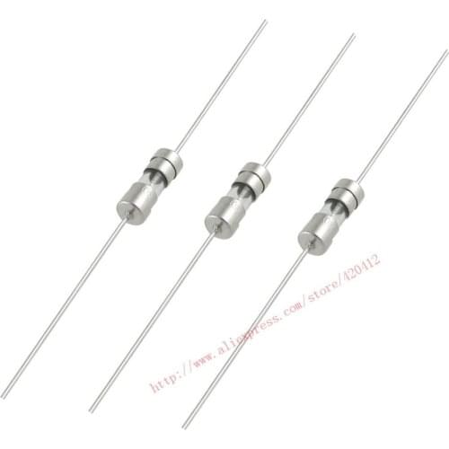 100pcs/lot)(Fuses|3.6*10MM) Fast Quick Blow Glass Tube Fuse, 3.6x10mm 250V T0.5A 500mA,With Pins, F1AL250V