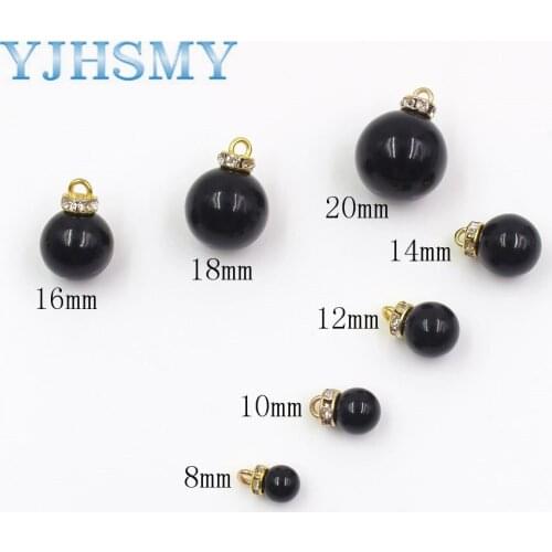 A-19512-529 10pcs,Metal rhinestone diamond button for gold clothing, perforated decoration, clothing accessories DIY material