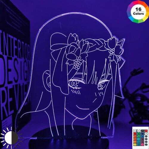 Anime 3d Lamp Zero Two Figure Nightlight Kids Child Girls Bedroom Decor Light Manga Gift anime light Darling In The Franxx