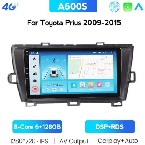 Android 10.0 2 Din Car Radio Multimedia Player For Toyota Prius Android 2010 2011 2012 2013 Navigation Radio 2DIN Car Gps Video