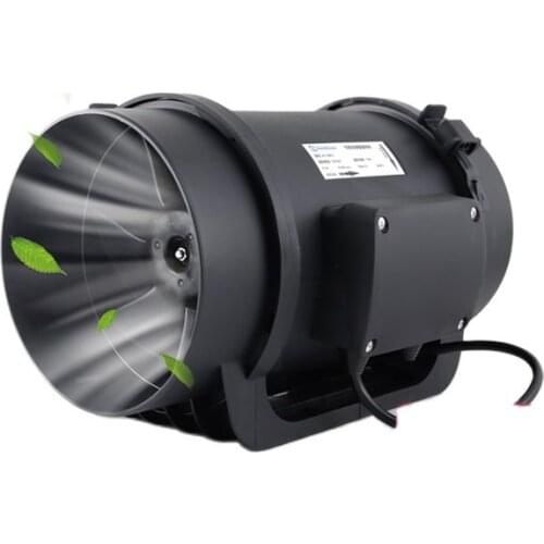 6/8'' Silent Inline Duct Fan Variable Speed Controller Air Extractor for Bathroom Kitchen Exhaust Ventilator EC Motor