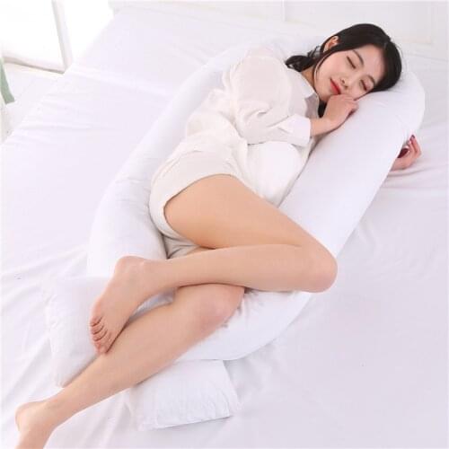 Large U-shaped Pillow For Pregnant Women Pregnancy Sleeping Support Waist Pillows Maternity Bedding Cushion Almohada Grande