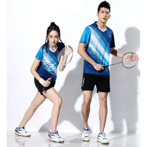 Tennis T Shirts , Qucik dry Badminton sports clothes Women/Men,table tennis jerseys,Plus Size Tennis suit, badminton wear sets