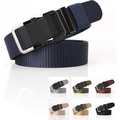 Hot sale Men /women belt High Quality Automatic Buckle Nylon Belt OutdoorTravel Tactical Waist Belt Unisex PY42