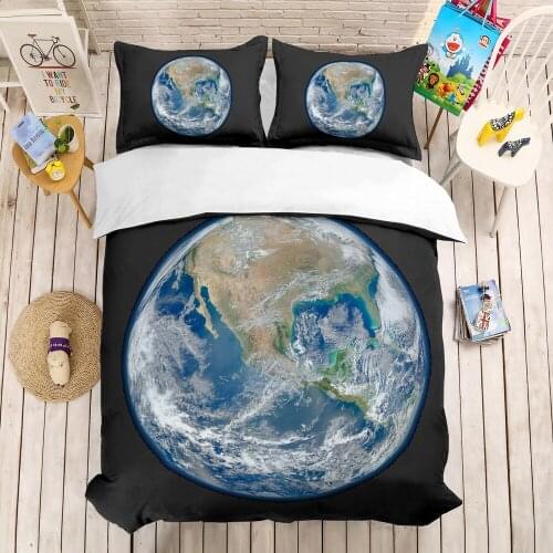 3 Piece World Map Bedding Room Comforter Bedding Sets Decor Kids Girls Bedding Duvet Cover Bedspread 2020 Bedding Set