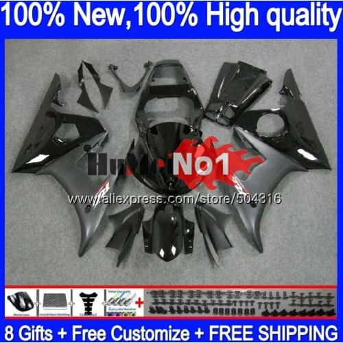 Body For YAMAHA YZF600 YZF R6 600CC YZF 600 R 6 CC 5MC.1 Stock black YZF-600 YZF-R6 2003 2004 2005 YZFR6 03 04 05 Fairings