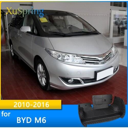Car Trunk Mat Cargo Liner For BYD M6 2010 2011 2012 2013 2014 2015 2016 Rear Tail Durable Boot Cover Protective Styling