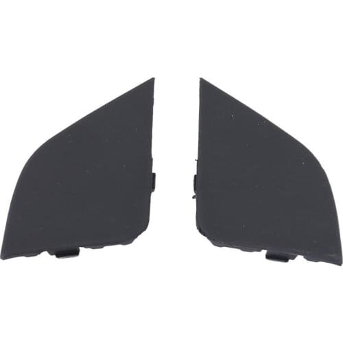 2Pcs Tow Hook Cover Professional Replacement Black ABS Front Bumper Trailer Towing Eye Cap Lid 532850R080 for Toyota RAV4 2016-2